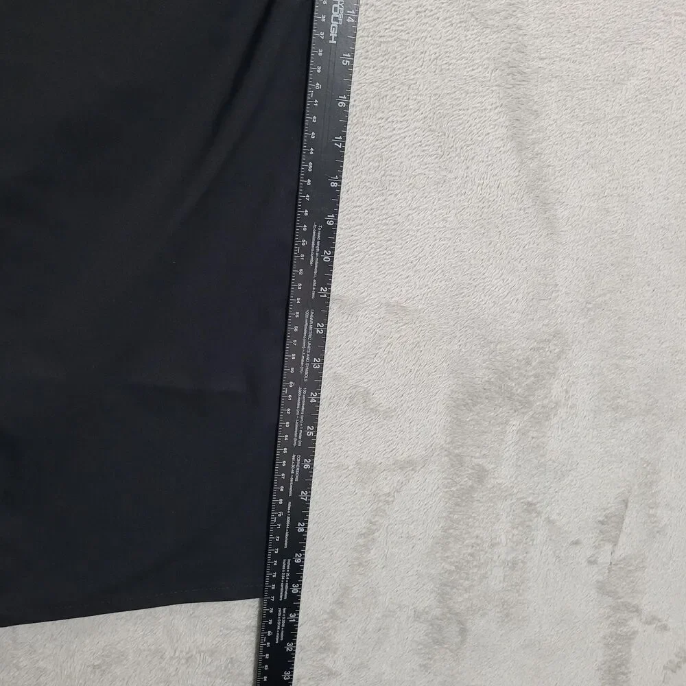 Lee Velocity Pants Mens 40x30 Black Microfiber Regular Fit Straight Leg Chino